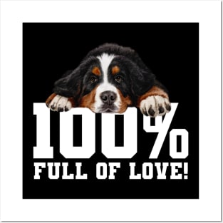 Bernese mountain dog Posters and Art